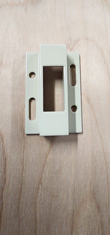 Vinyl Patio Door Lock Keeper Beige. See notes for Description of Keeper