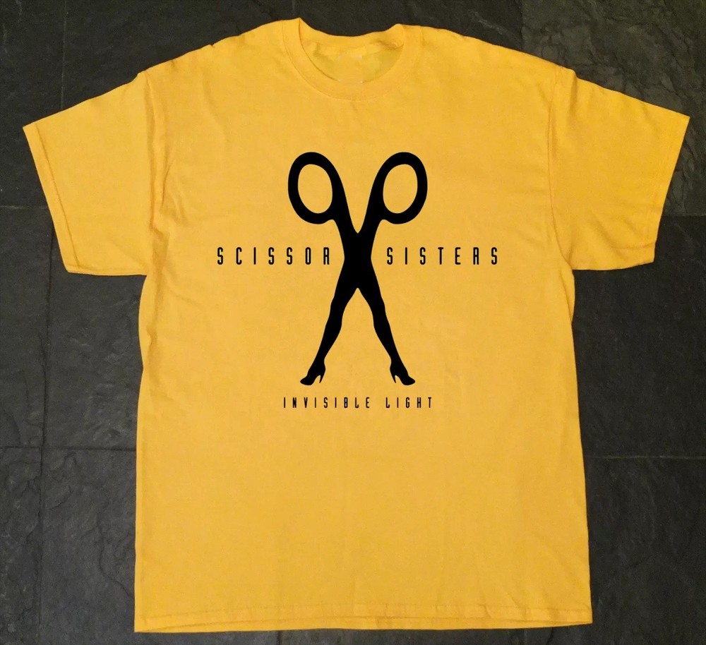 Hot Scissor Sisters Band Invisible Light Yellow S to 5XL Shirt VK252