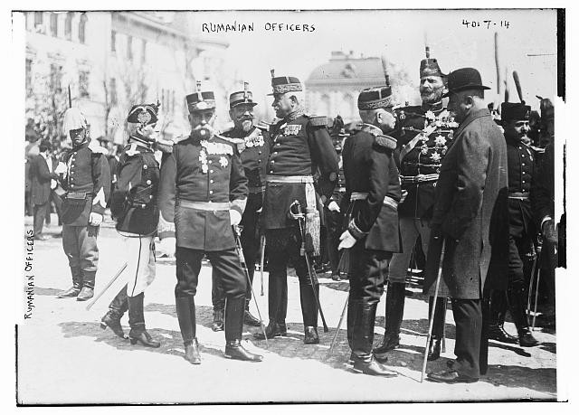 Photo:Rumanian Officers 1910s Military Group Portrait Bain News Service