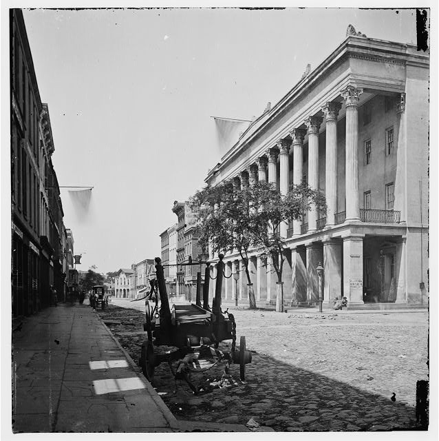 Charleston SC Charleston Hotel 1865 Civil War Meeting Street Stereograph