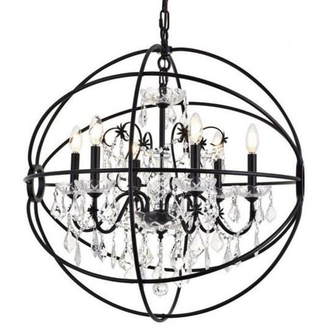 Elegant Lighting LD8801D25 Cordelia 6 Light 26