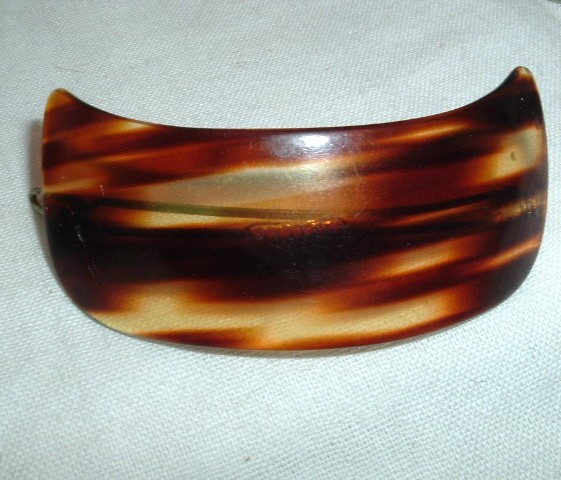 Vintage French Tortoise Post Clip 3