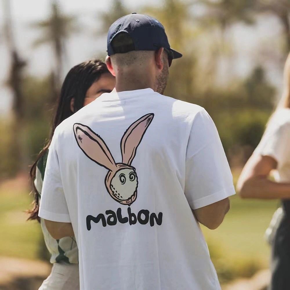 malbon Unisex Crew Neck Short Sleeve Golf Casual T-shirt