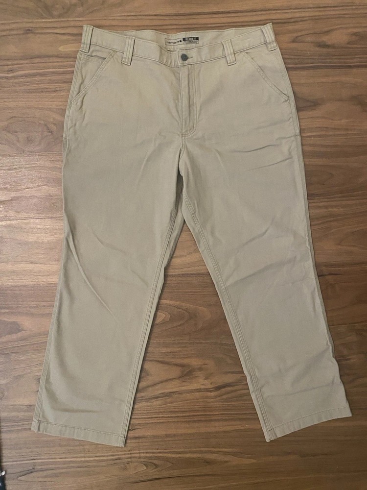 Carhartt Men's Relaxed Fit Utility Work Pants Rugged Tan 38x30