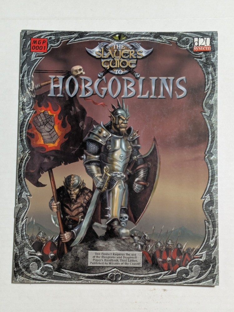 Mongoose Press 2003 - The Slayer's Guide to Hobgoblins - 3rd Edition D&D / D20