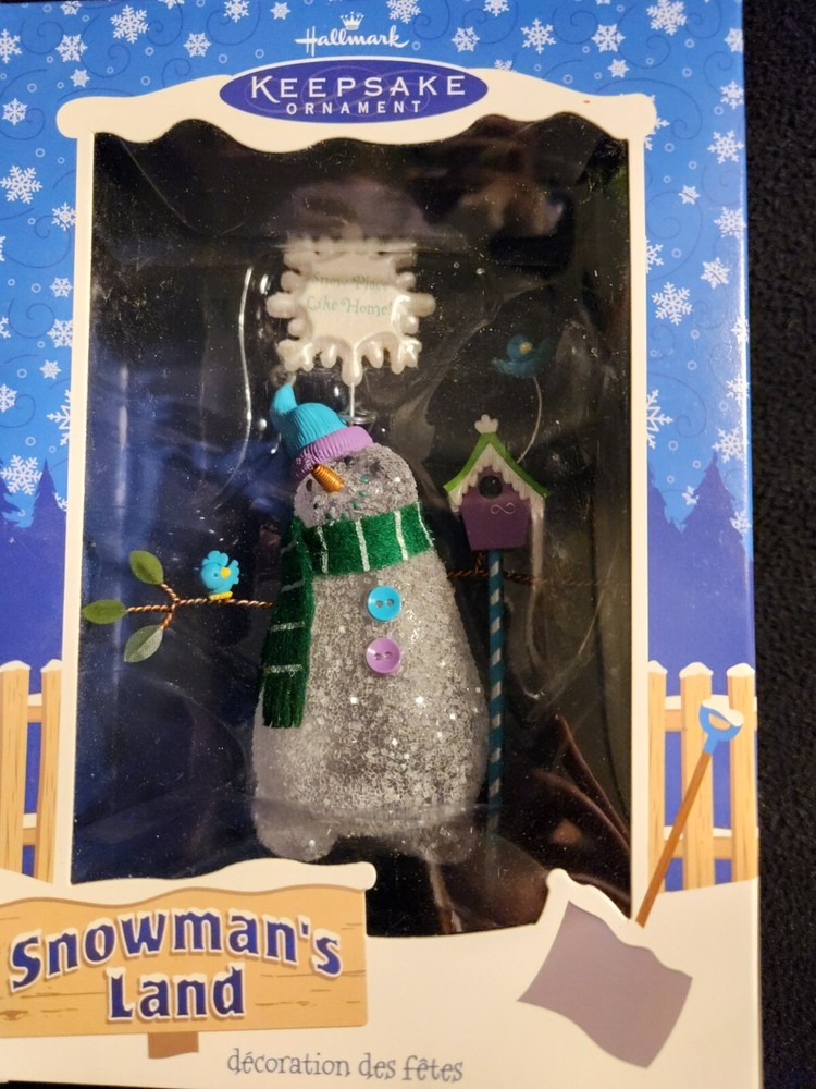 2003 Hallmark Keepsake Ornament, Snowman's Land, Snow Place Like Home