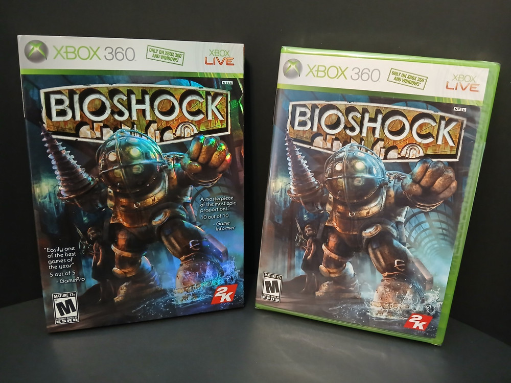 Bioshock (Xbox 360, 2007) NEW! Factory Sealed w/ Slip Cover
