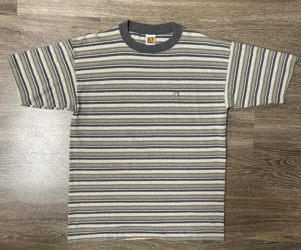 Vintage Hang Ten Striped Shirt Size Medium