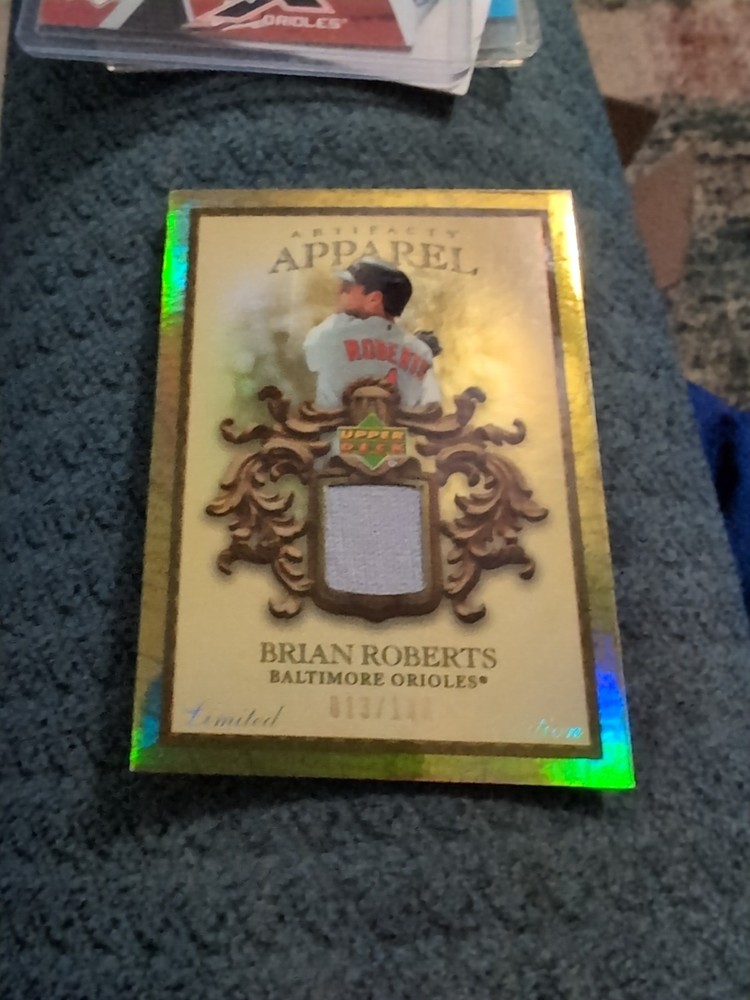 2007 Upper Deck Artifacts - Mlb Apparel #MLB-BR Brian Roberts /199 (MEM)
