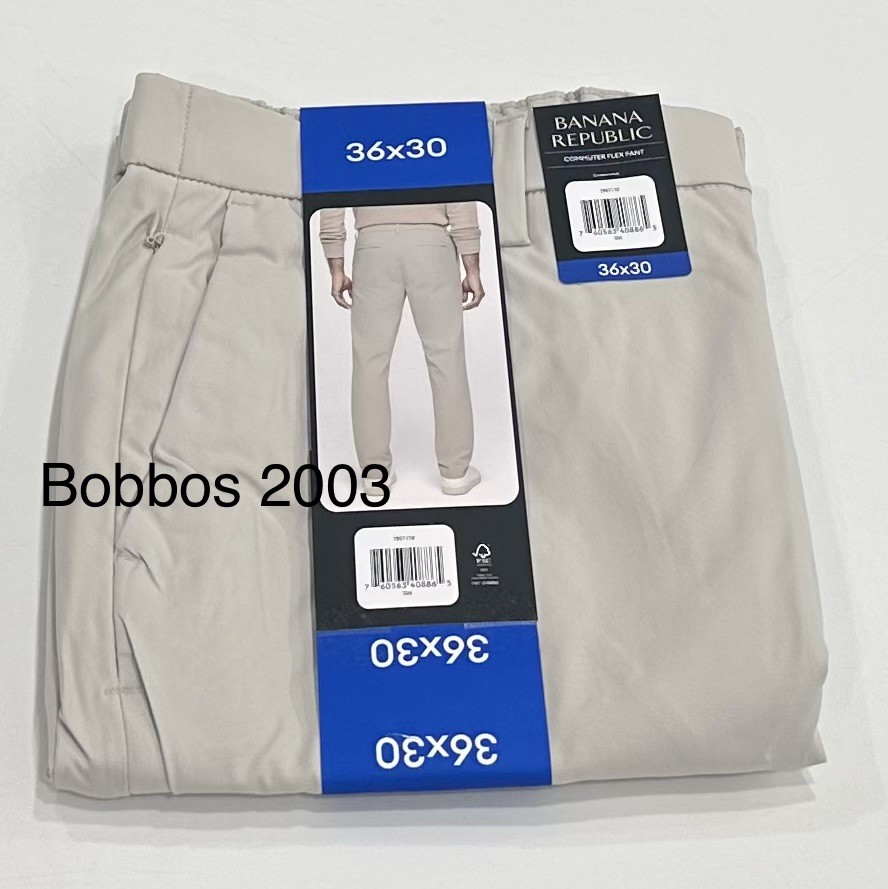 Banana Republic Men's Commuter Flex Pants, Tan, Size 36X30