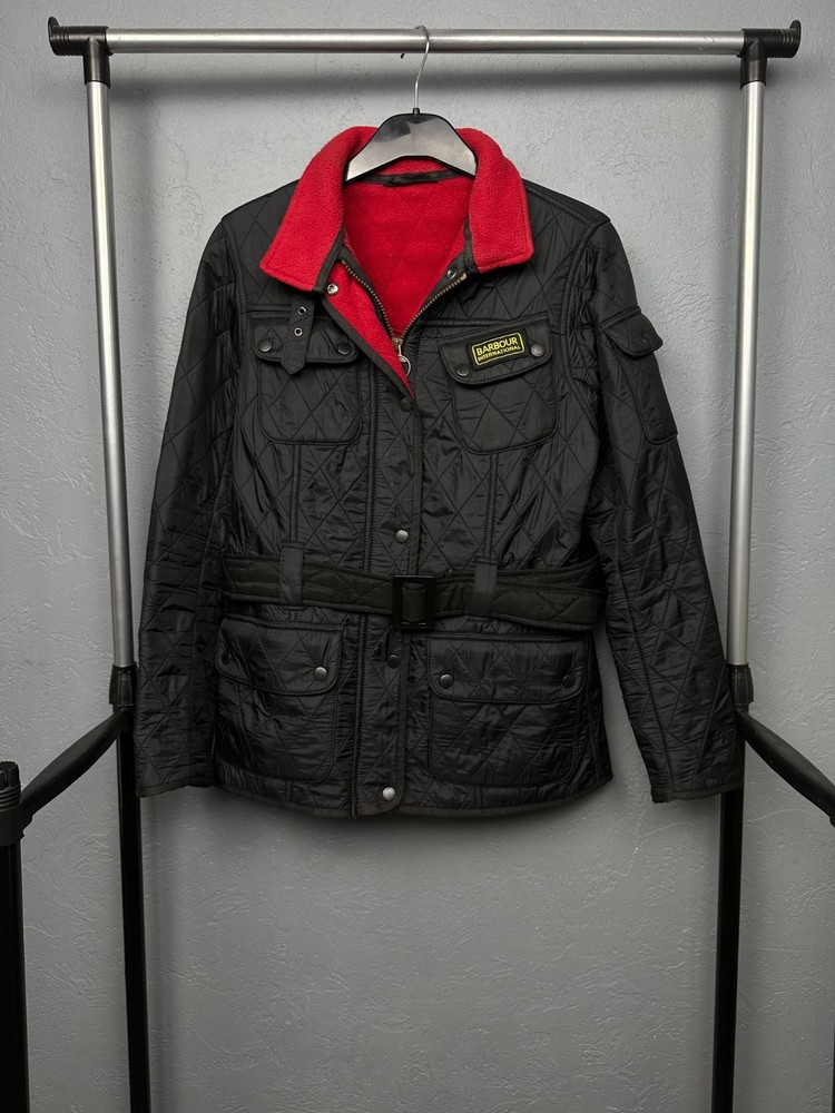 Barbour International Womens Polarquilt Quilted Jacket Size UK 12