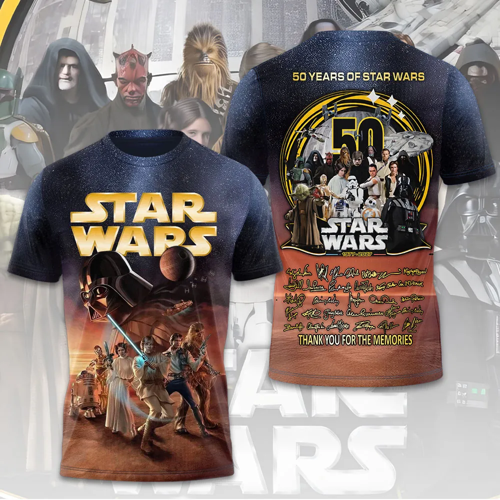 Star Wars 50th Anniversary Shirt - All Over Print Shirt, S to 5XL