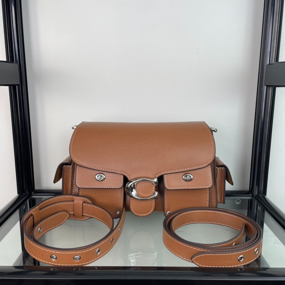 NEW COACH Cargo soft tabby Fashion Women's Satchel Bag Brown