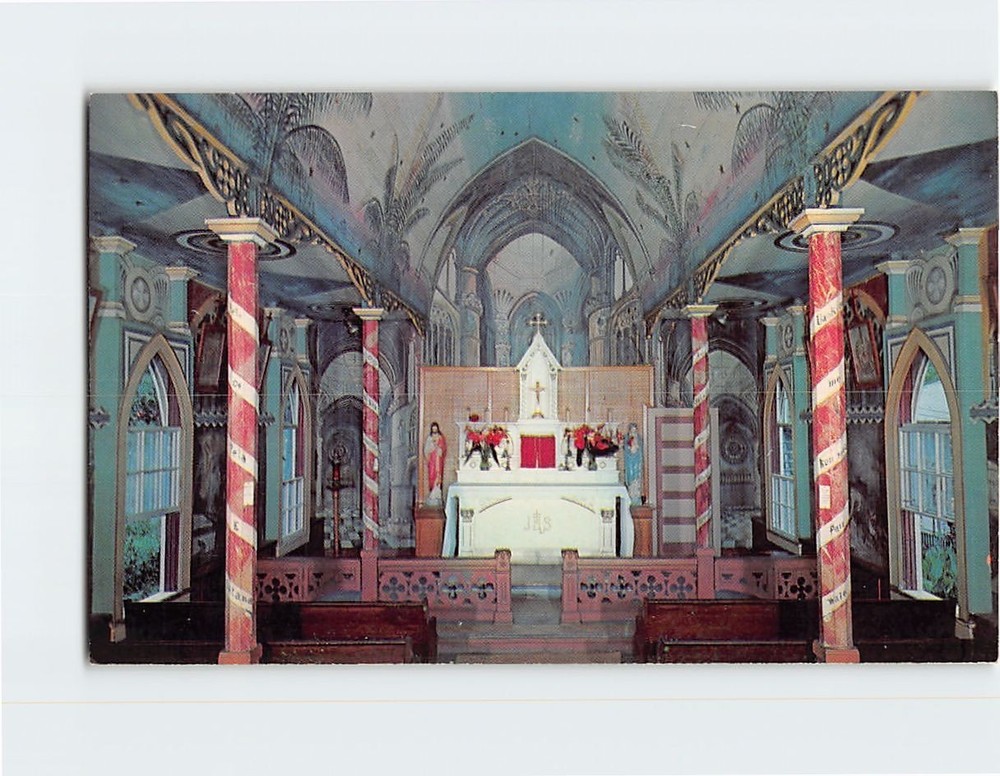 Postcard St. Benedict's Catholic Church Honaunau Kona Hawaii USA