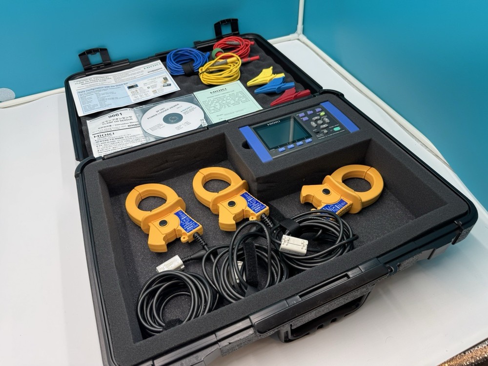 Hioki PW3360-21 Clamp On Power Logger 3-phase *Complete Set*