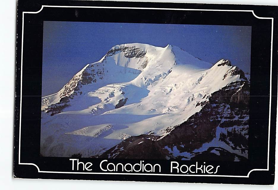 Postcard Mount Athabasca at Sunrise Jasper National Park Canadian Rockies Canada