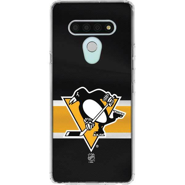 NHL Pittsburgh Penguins LG Stylo 6 Clear Case - Pittsburgh Penguins Jersey