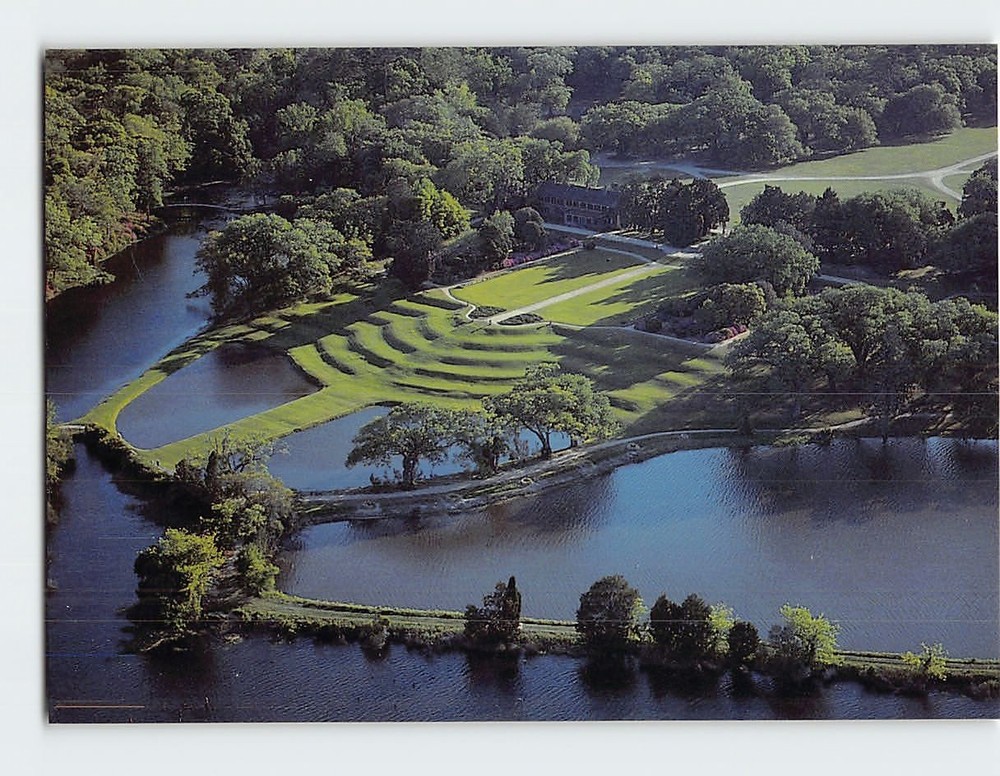 Postcard Aerial view Middleton Place Charleston South Carolina USA