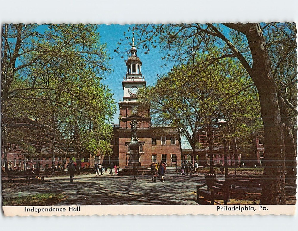 Postcard Independence Hall Philadelphia Pennsylvania USA