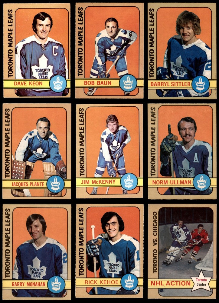 1972-73 O-Pee-Chee Maple Leafs Near Team Set 6 - EX/MT 6278751 (12 / 16 cards)