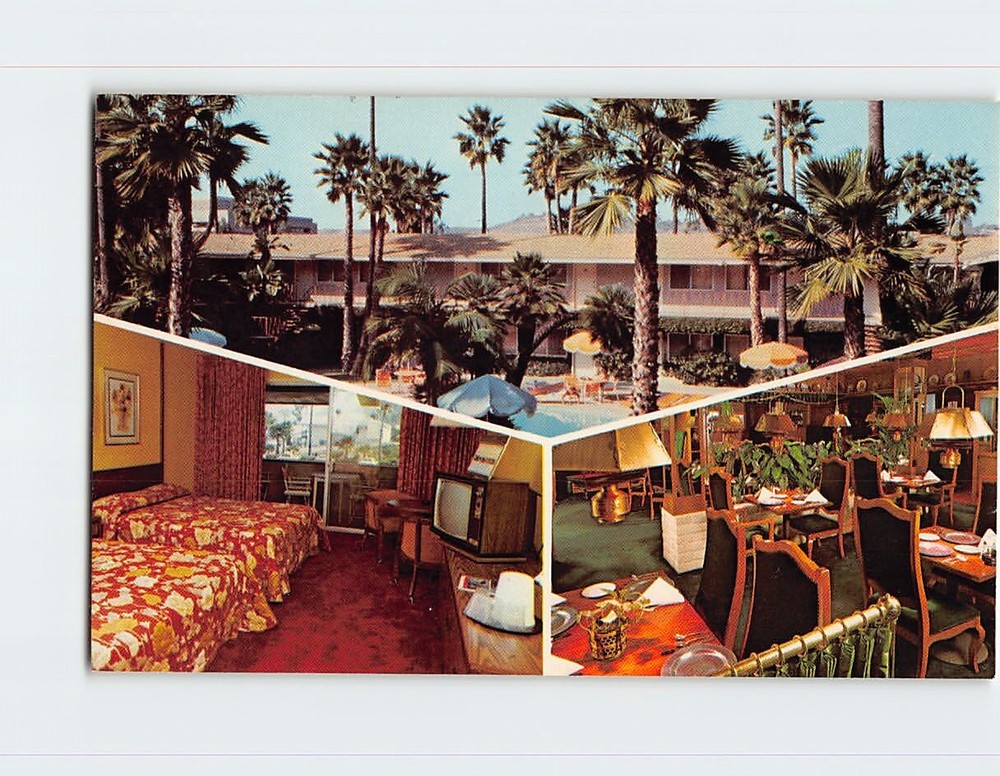 Postcard King's Inn San Diego California USA