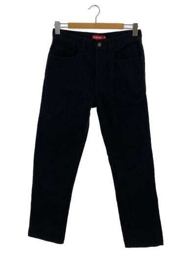Supreme Straight pants 30 Corduroy BLK Plain Corduroy Pant