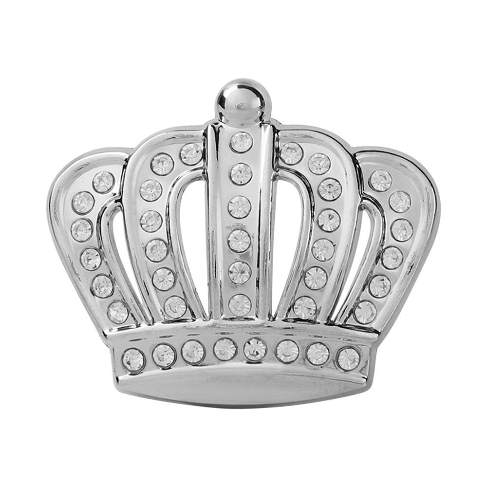 Luxury Metal Crown Chrome Auto Emblem Badge for Cars Motorcycle Decal