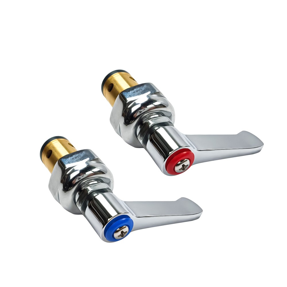 Handle Stem Assembly For T&S Brass Faucets Replace 002713-40 Blue,Red NEW