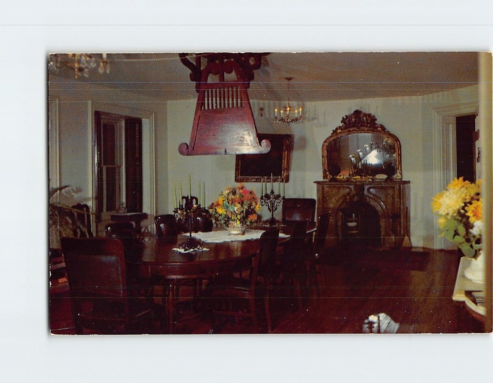 Postcard Longwood Dining Room Natchez Mississippi