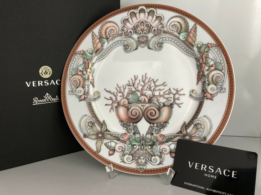 VERSACE Etoiles de la Mer PLATE 22 cm CELEBRATING YEARS 25 Rosenthal New BOX