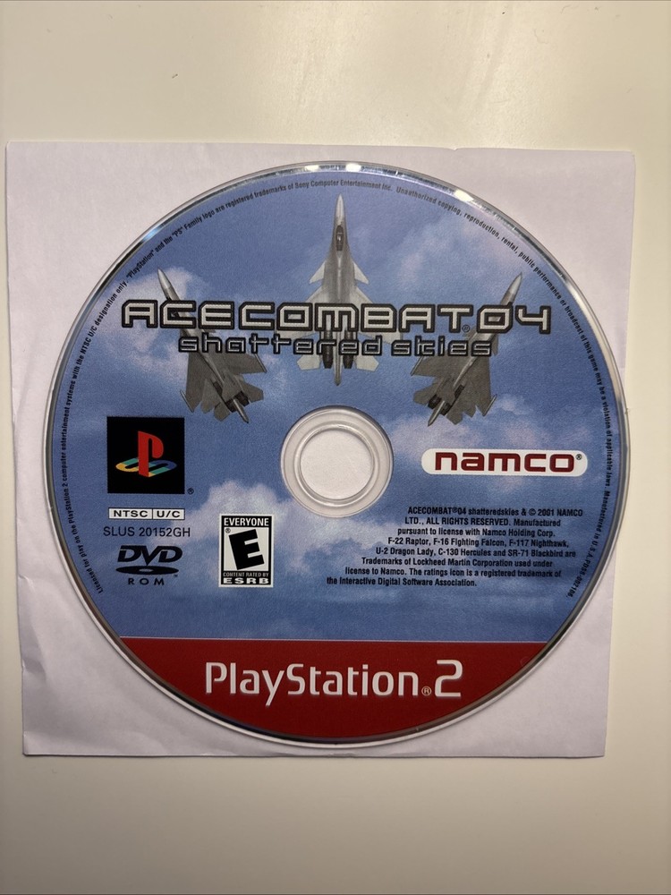 Ace Combat 04: Shattered Skies - Sony Playstation 2 PS2 Disc Only-image