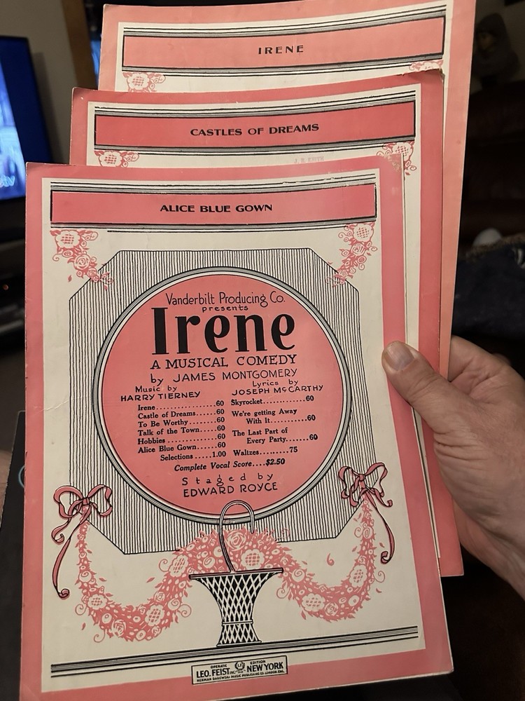 E Stage Musical  Sheet Music from IRENE  3-pack