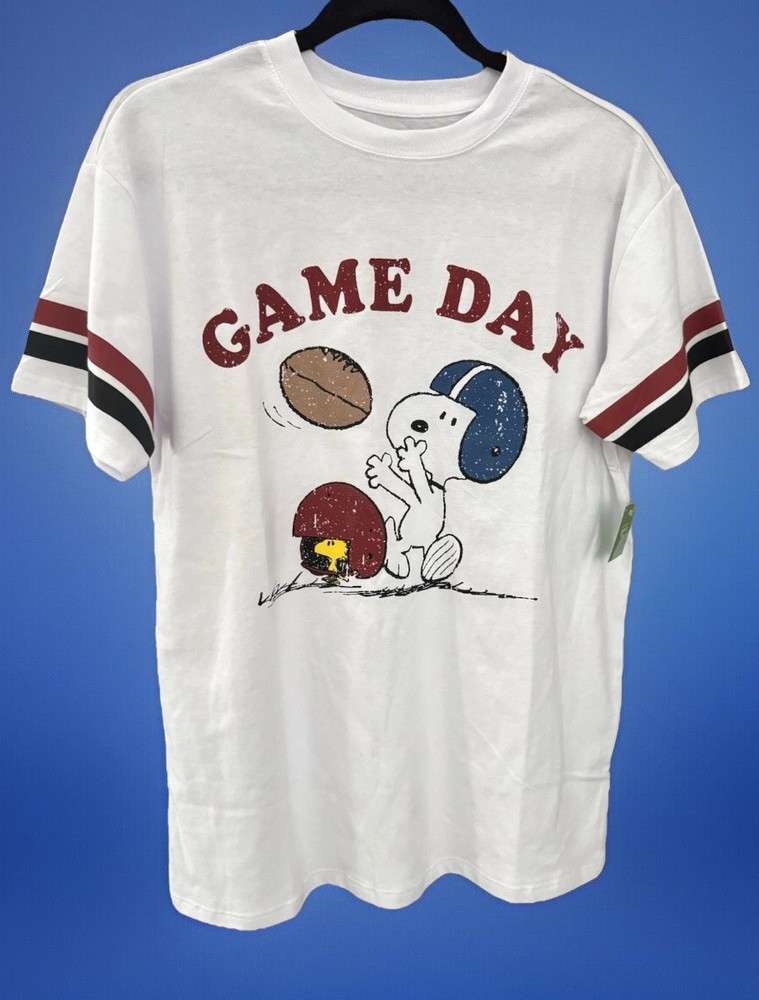 Peanuts® Snoopy Game Day Football T-Shirt Unisex Small