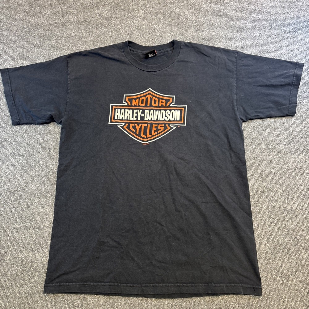 VTG Harley Davidson Shirt Mens XL Alamo City San Antonio Texas Y2k Tee Black