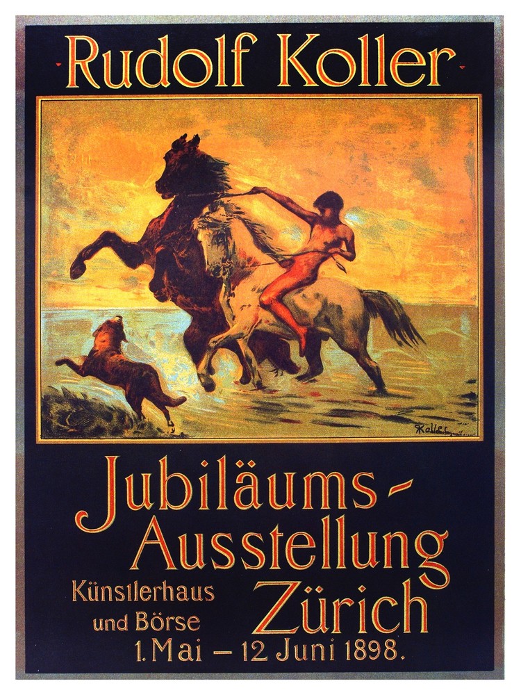 Rudolf Koller German wall Decoration.Home Graphic Interior wall Art design.3252