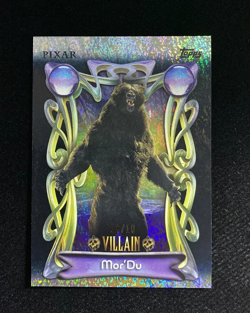 2025 Topps Disney Wonder Black Sparkle Foil #182 Mor'du 04/10 SSP M06