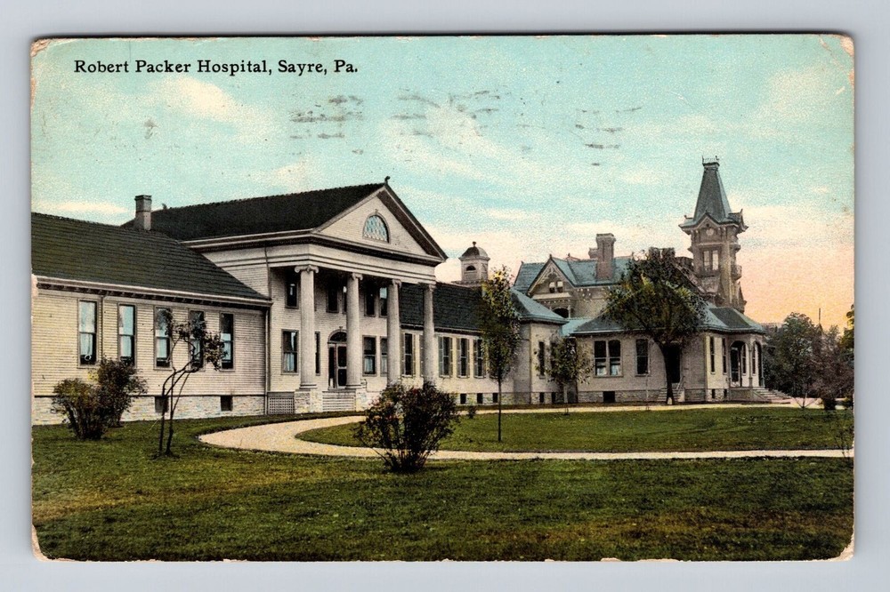 Sayre PA-Pennsylvania, Robert Packer Hospital, Vintage Postcard