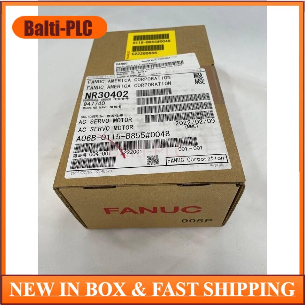 NEW FANUC A06B-0116-B855#0048 Servo Motor