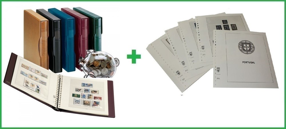 Lindner-219-34-1124V-Portugal Printed Album T-Printed Pages 1934-1959