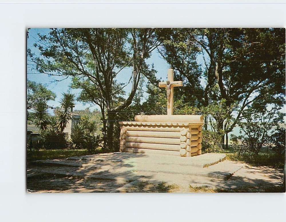 Postcard Rustic Altar Mission of Nombre De Dios Saint St. Augustine Florida USA