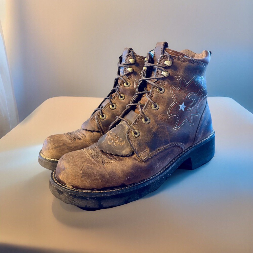 ARIAT “Probably Lacer” Womens Western Cowboy Boots Size 8B **Read DESCRIPTION!**