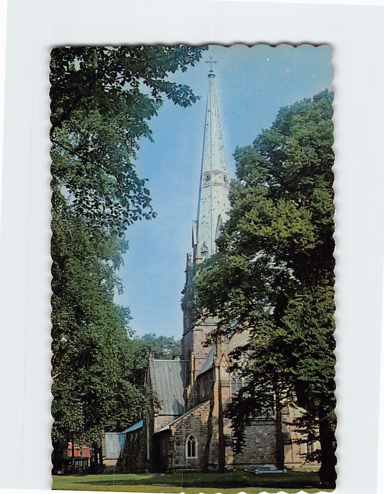 Postcard Christ Church Cathedral Fredericton New Brunswick Canada