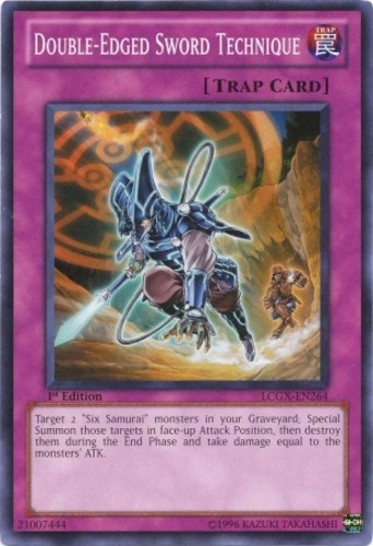 Double-Edged Sword Technique LCGX-EN264 Common 1st Edition Mod Play Yugioh Card