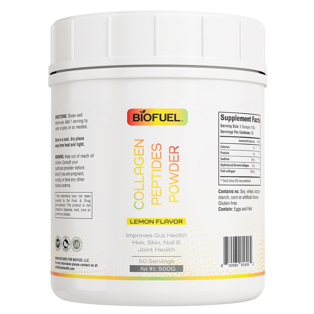 Collagen Peptides – Supports Gut, Hair, Skin, Nails, and Joints – Hydrolyzed ...