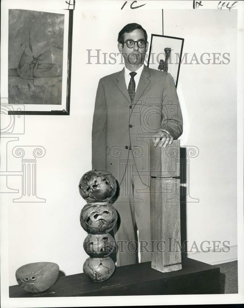1967 Press Photo John A. Pico, Director of Orleans Gallery - noc18795