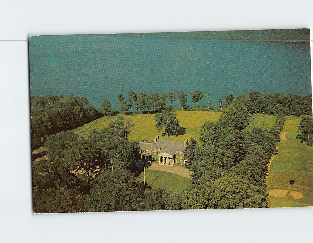 Postcard Aerial View Fenimore House Cooperstown New York USA