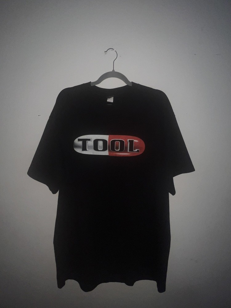 1998 VINTAGE TOOL- Pill Brain Pill Head XL Band T-shirt