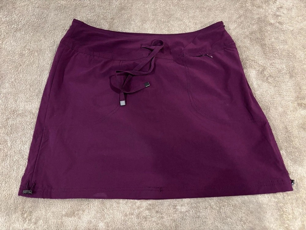 Green Tea Active Skort Women’s Small Magenta Purple Hiking Golf Athletic Toggles