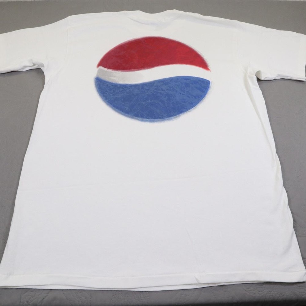 Vintage Pepsi T Shirt Mens Large USA New NWT Single Stitch Big Logo 90s