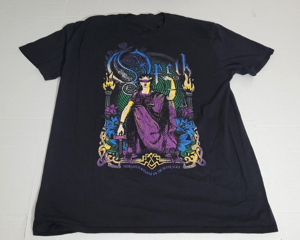 Vintage Unisex Opeth T-shirt Short Sleeve All Size MA266 FREE SHIPPING